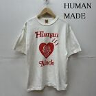 HUMAN MADE GIRLS DON'T CRY DOUBLE SIDED T-SHIRT XL WHITE 96768 USED F/S Japan