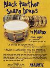 1997 Print Ad of Mapex Black Panther Brass Master Snare Drum