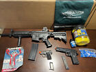 Used Airsoft rifle and pistol gun lot M4, 1911, Colt25 And Slingshot TOYS