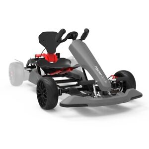 HYPER GOGO Electric GoKart Outdoor Race Pedal Off Road Go Kart for Adults Gray