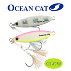 Slow Fall Jigs Saltwater Fishing Lures Slow Pitch Jig with Rigged Circle Hook