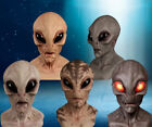 Halloween Mascara de Aliens Realista Para Adulto Mask Party Cosplay Latex UFO