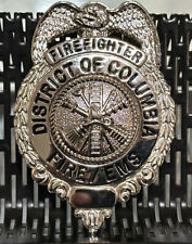 Obsolete District Of Columbia Fire Dept Firefighters Badge DCFD New/Old Stock