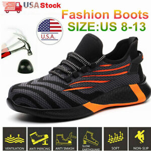 Mens Work Boots Safety Shoes Indestructible Sneakers Bulletproof Steel Toe Cap
