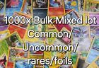 1000x Pokemon card lot Common/Uncommon/Rare Card Lot! (No Basic Energy Cards)