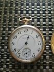 SOUTH BEND 17 Jewel  Panama Open Face Pocket Watch Parts or Repair. NO RESERVE