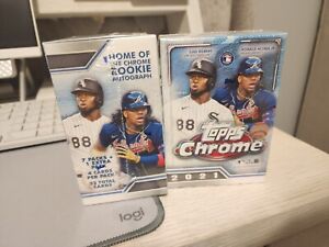 Topps Chrome 2021 Baseball Blaster Box (32 Cards)