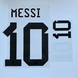 Argentina Messi World Cup 2022 Soccer Lettering Qatar Home Iron on