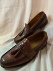 FootJoy Vintage Burgundy Leather Tassel Loafers Made in USA Men's Size 12 D
