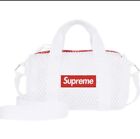 SPEED SHIP✅Supreme Small Mesh Duffle Bag - White - NEW Limited Drop - 2023