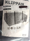 Ikea KLIPPAN Loveseat/2 seat sofa Cover Slipcover VISSLE GRAY Genuine New SEALED