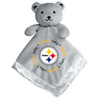 Pittsburgh Steelers Baby Security Bear Blanket Gray, NFL Licensed, 14X14