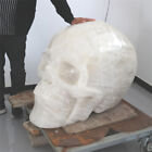 1320LB Extra large size Natural Clear quartz Skull,Quartz Crystal Skull Healing