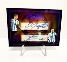 New Listing2022 LEO MESSI & ANGEL Di MARIA DUAL AUTOGRAPH ONE OF ONE 1/1 LIONEL ARGENTINA
