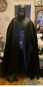DOJ Batman Costume  With Accessories And Cowl Complete Suit!