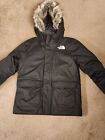 The North Face 550 Down DryVent Jacket Girls Large 10/12 Black Winter Parka