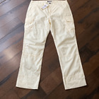 NWT Lauren Ralph Lauren cargo pants womens size 12 cream color