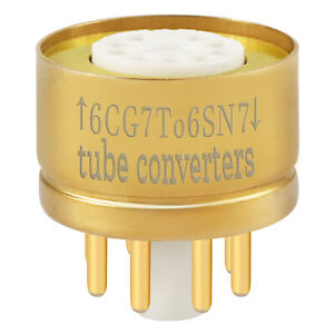 6CG7 to 6SN7 6SL7 CV181 6N8P 6H8C ECC33 5692 ECC32 Vacuum Tube Adapter Converter