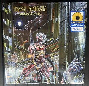 New ListingIron Maiden Somewhere In Time Presale Canary Yellow Colored Vinyl LP + Print