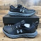 Under Armour Men Sz 5 Black UA Charged Toccoa 2 Running Hiking Shoes 3021971-001