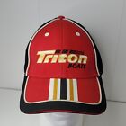 TRITON Owners Boats Red Adjustable Hat Embroidered Baseball Cap Fishing Boating