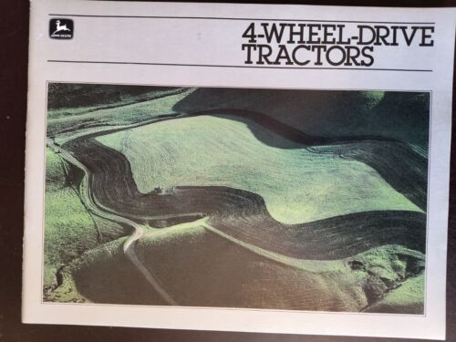 1980s John Deere Tractors Sales Brochure 8850 4wd Dealer Advertising Catalog