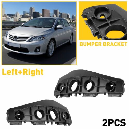 For 2011-2013 Toyota Corolla Front Bumper Support Brackets w/6 Clips Accessories (For: 2013 Toyota Corolla)