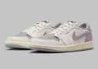 Nike Air Jordan 1 Retro Low OG Shoes Atmosphere Gray White CZ0790-101 Men's NEW