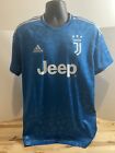 Adidas 2019/2020 Juventus Third Soccer Jersey Blue Size L