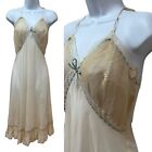 Vintage 1950's? I Magnin Nightgown Slip Dress Delicate Made in Italy 36 NEW NOS