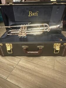 Bach 180S37 Stradivarius Series Bb Trumpet Silver Yellow Brass Bell One Owner