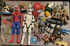 Lot Boys Toys Action Figures Spider-Man SeaAnimals Dinosaurs Toy Box Over 3+ Lbs