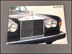 1977 1978 Rolls Royce Silver Wraith II 12-page Original Sales Brochure Catalog
