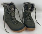 Columbia Omni-Grip Snow Boots Women’s SIZE 7 Green Quilted Waterproof