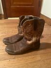 Mens Ariat leather boots wide toe size 12D style 10029727