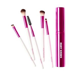 Ruby Kisses Makeup Brushes Travel Size Eye Makeup Brush Set with Case,