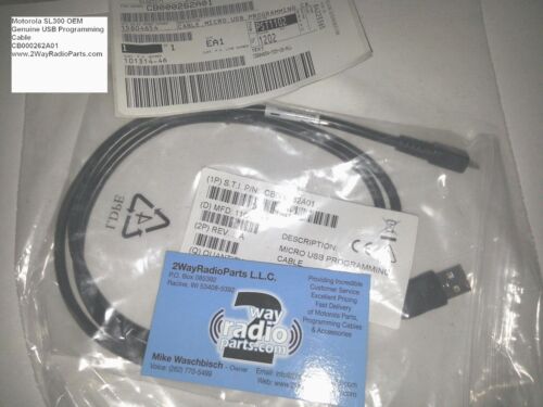 OEM Genuine Motorola USB programming cable for MotoTRBO SL300 SL7550 CB000262A01