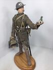 1/6 CUSTOM WW1 US SIGNAL CORPS OFFICER W/ CARRIER PIGEON COLT 1911 & OAK STAND