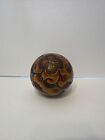 Brown Ceramic Ball Sphere Orb Decorative EXCELLENT CONDITION
