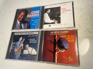 4 Gene Harris CDs Quartet ~ Black & Blue / At Last / Count Basie / At Maybeck🎹