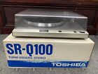 Vtg Toshiba SR-Q100 Direct Drive Turntable Works Great Japan w/Original Box