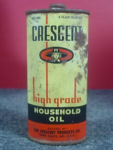 Barn Fresh! CRESCENT HOUSEHOLD OIL - Terre Haute, Indiana - 4 oz HANDY OILER CAN