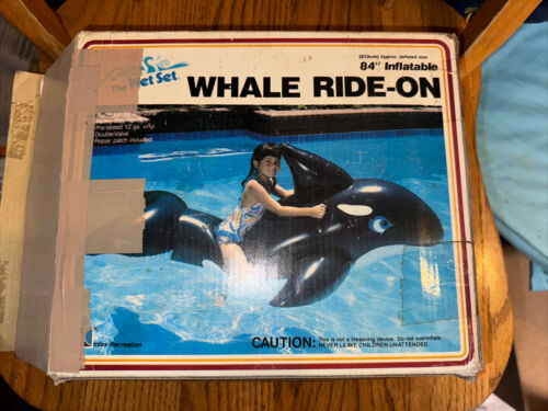 Vintage The Wet Set Whale Ride On 84