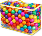 Ball Pit Balls Phthalate Free BPA Free Crush Proof Plastic - 7 Bright Colors in