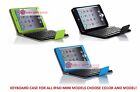 Wireless Bluetooth keyboard Leather Case with Stand for All Ipad Mini 1 2 3 4 US