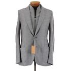 Corneliani ID NWT Wool Jacket w/ Removable Lining Size 50 (40 US) In Solid Gray