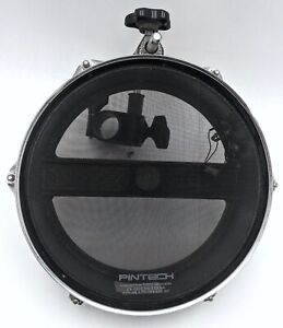 Pintech 10 Percussion Concertcast Mesh Electronic Snare Drum Pad Trigger w/Mount