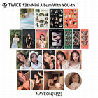 TWICE 13th Mini Album With YOU-th Youth Photocard Poster Film Sticker Nayeon