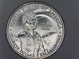 2022- S Dr Sally Ride  Washington Quarter From US Mint Roll Very NICE Luster !