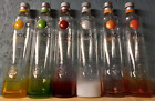 Lot of 6 Empty 1 Liter Ciroc Vodka Bottles With Caps! Green Apple Coconut Peach!